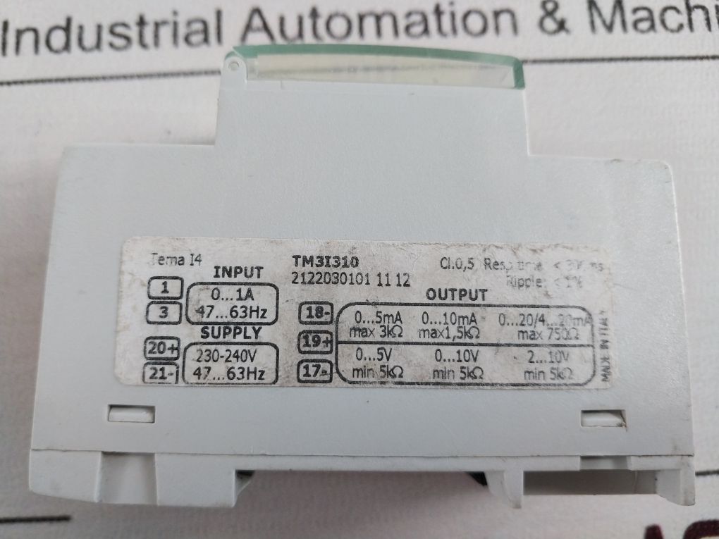 Ime Tm3I310 Current Transducer 2122030101 11 12 230-240Vac