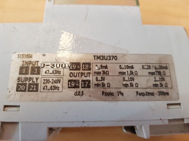 Ime Tm3U370 Voltage Transducer