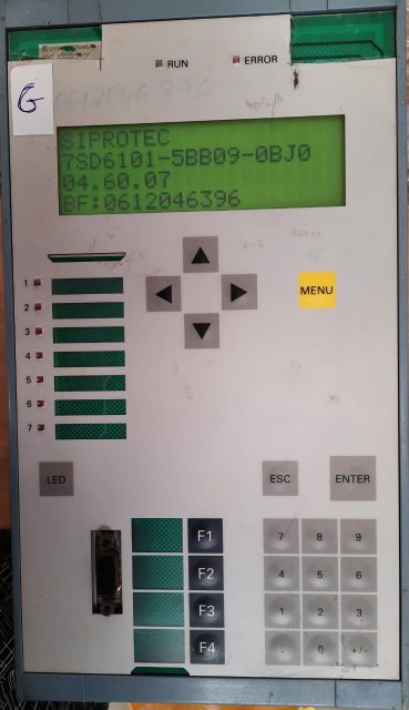 Siemens siprotec 7sd6101-5bb09-0bj0 differential protection relay