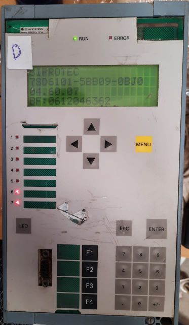 Siemens siprotec 7sd6101-5bb09-0bj0 differential protection relay