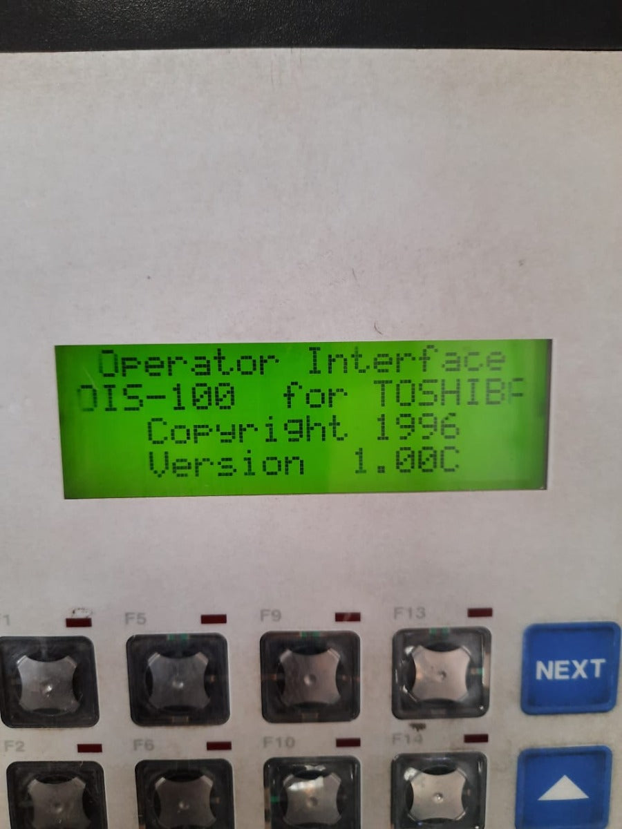 Toshiba ois-100 operator interface version 1.00c