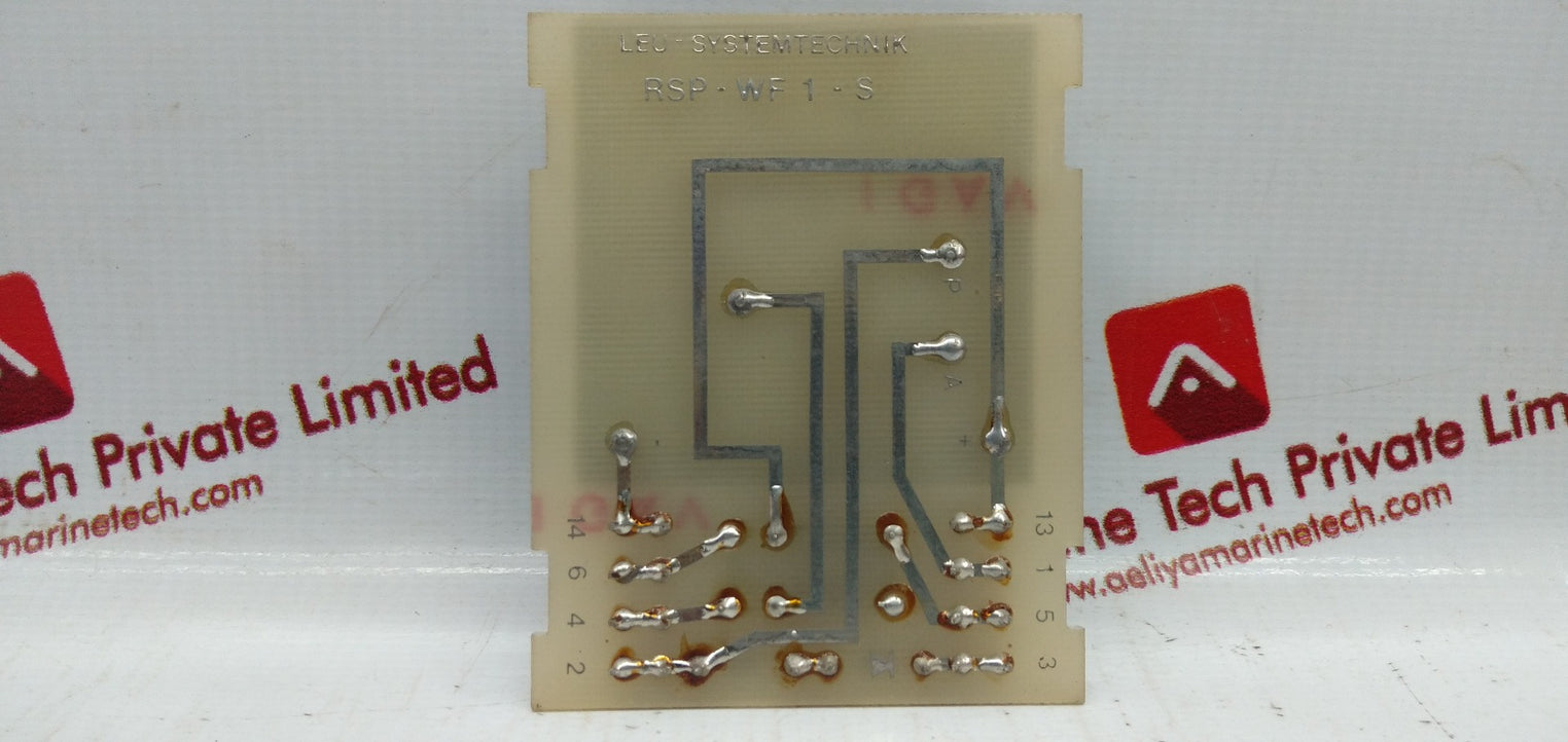 Leu Systemtechnik Rsp.Wf 1-s Monitoring Unit