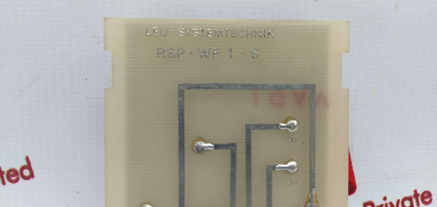 Leu Systemtechnik Rsp.Wf 1-s Monitoring Unit