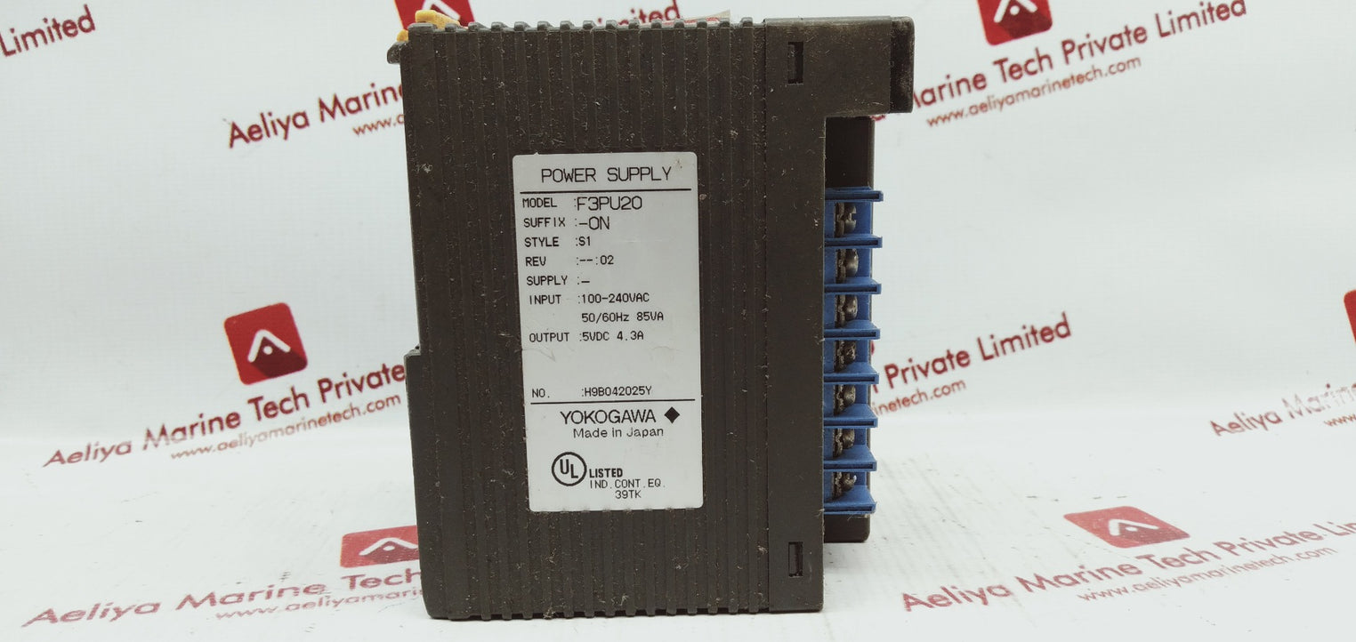 Yokogawa f3pu20-on power supply