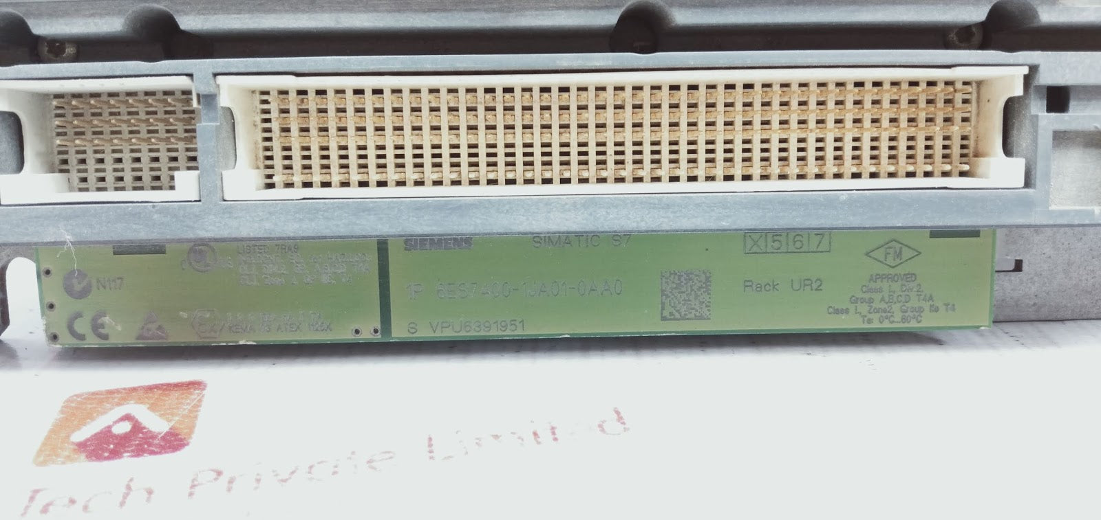Siemens simatic s7 6es7400-1ja01-0aa0 rack ur2