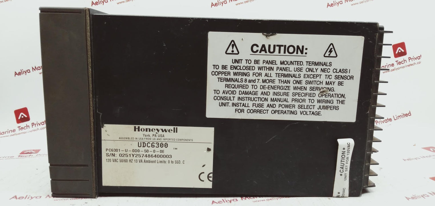 HONEYWELL UDC6300 DIGITAL PROCESS CONTROLLER