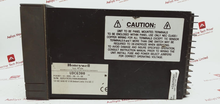 HONEYWELL UDC6300 DIGITAL PROCESS CONTROLLER