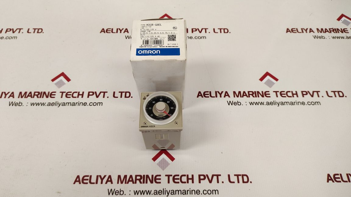 Omron h3cr-g8el timer 0 to 120 sec 