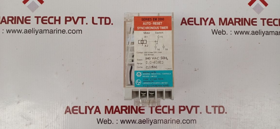 Gic cj45b1 series em 2000 synchronous timer 