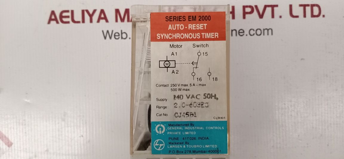 Gic cj45b1 series em 2000 synchronous timer 