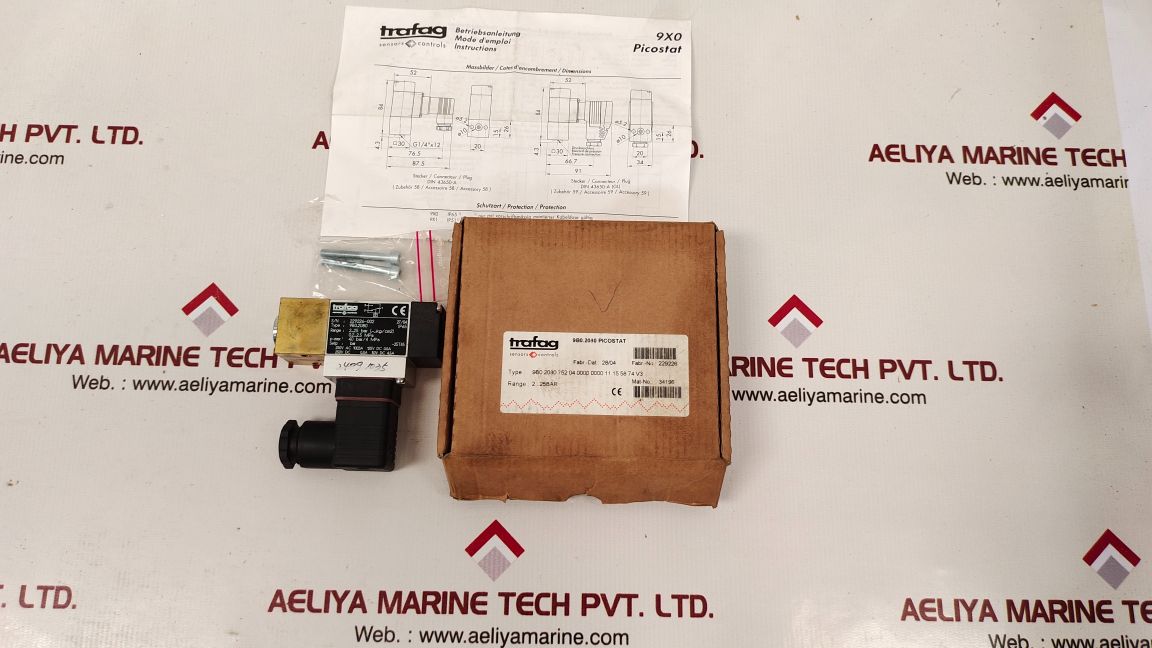 Trafag 9b0.2080 pressure switch
