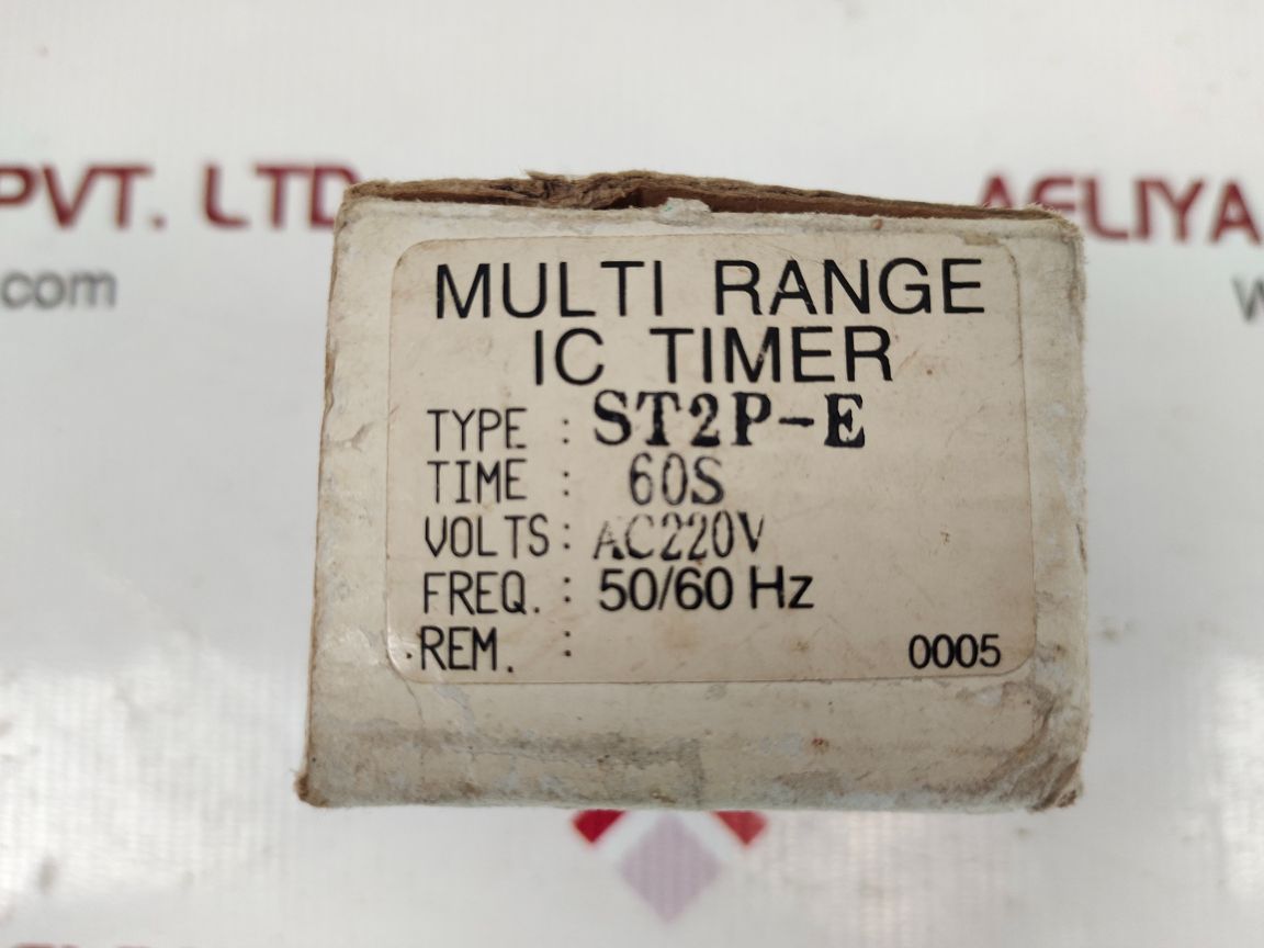 St2p-e multi range ic timer 0-60sec 1a
