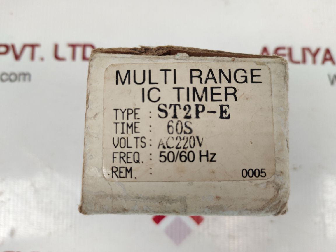 St2p-e multi range ic timer 0-60sec 1a
