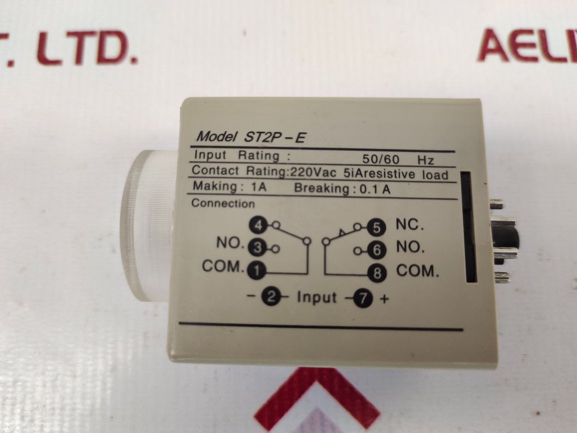 St2p-e multi range ic timer 0-60sec 1a
