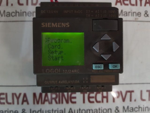 Siemens 6Ed1 052-1Md00-0Ba5 Power Logic Module Dc 12/24V