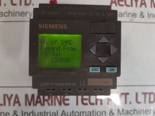 Siemens 6Ed1 052-1Md00-0Ba4 Logic Module S C-t3A45144