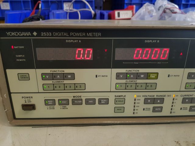 Yokogawa 253313 Digital Power Meter 250V 48-63Hz