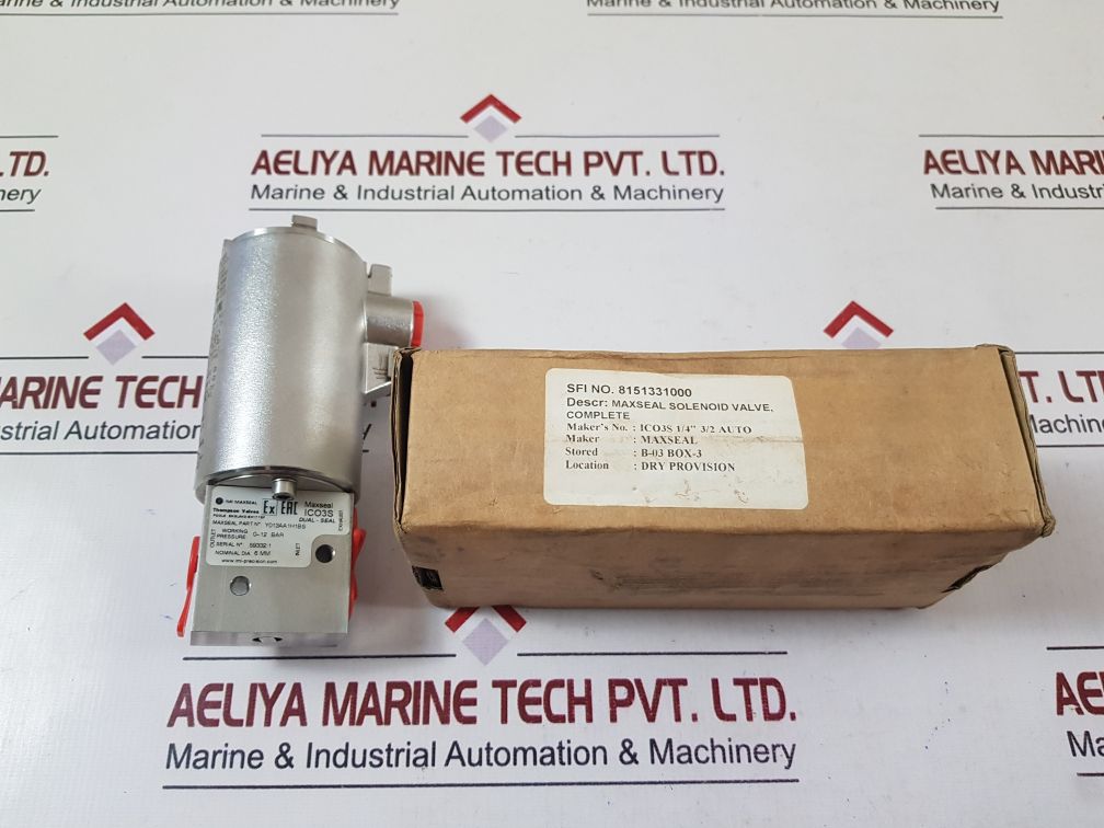 Imi Maxseal Y013Aa1H1Bs Stainless Steel Solenoid Valve
