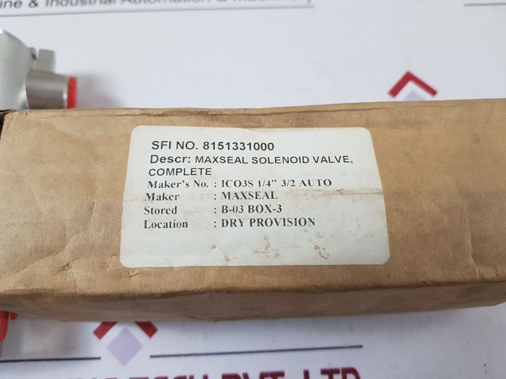 Imi Maxseal Ico3S Solenoid Valve Y013Aa1H1Bs