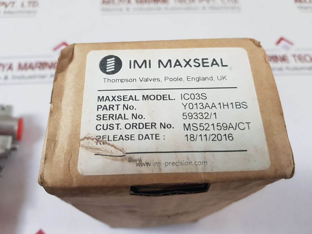 Imi Maxseal Ico3S Solenoid Valve Y013Aa1H1Bs