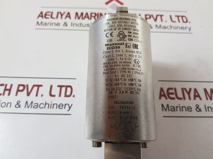 Imi Maxseal Ico3S Solenoid Valve Y013Aa1H1Bs