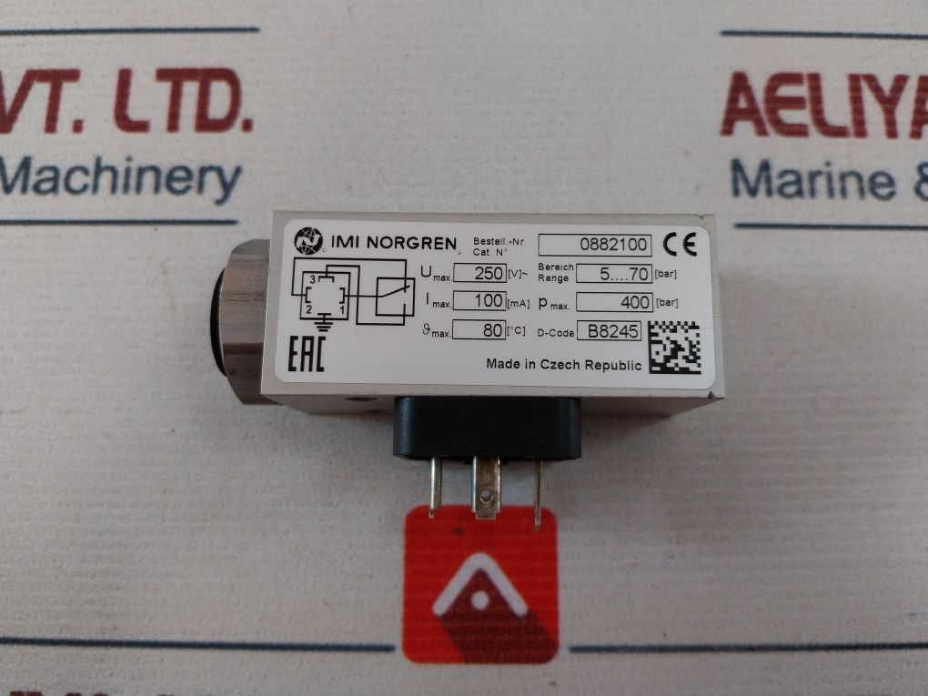 Imi Norgren 0882100 Pressure Switch Without Coil 400[Bar]