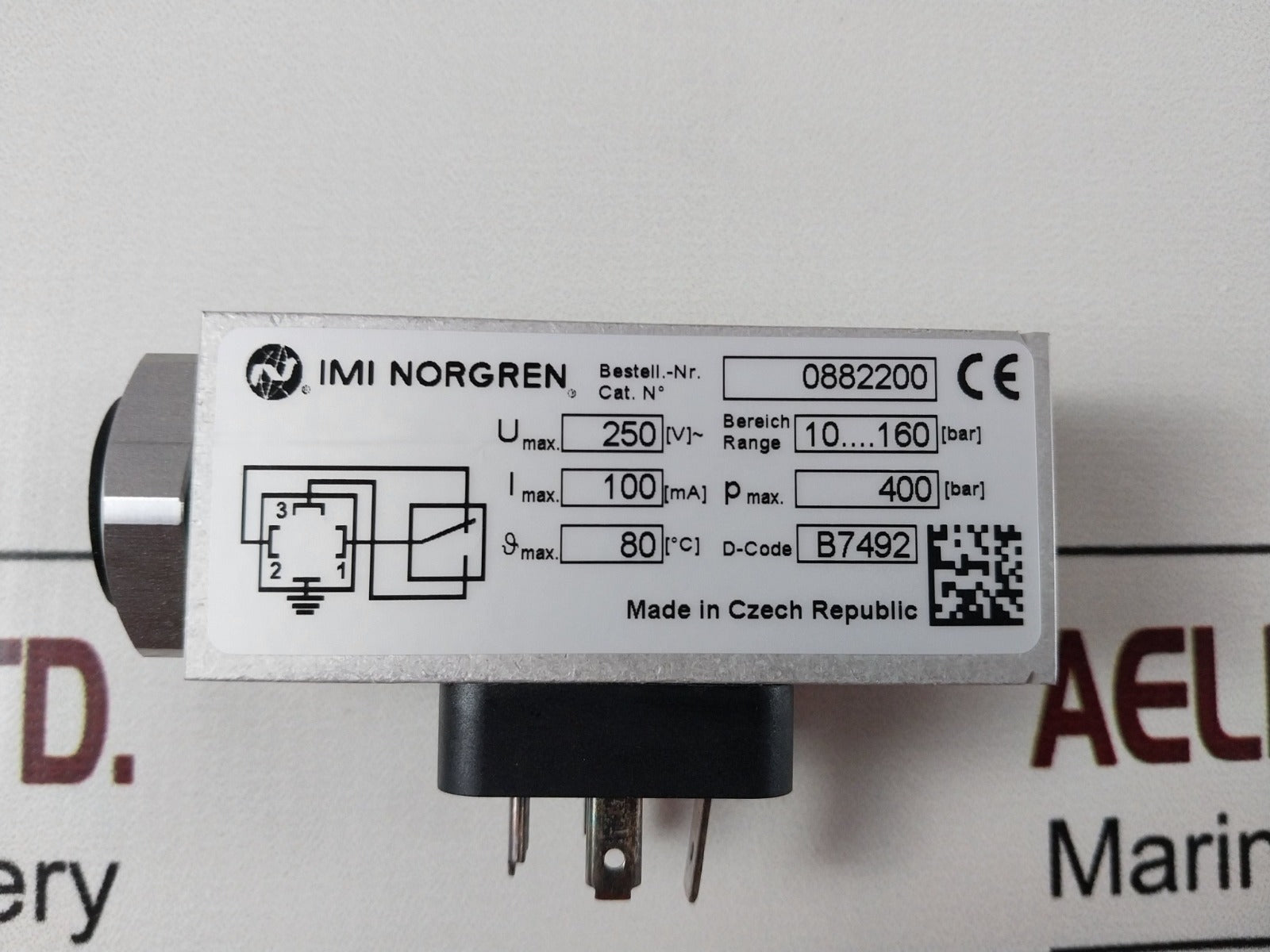 Imi Norgren 0882200 Pressure Switch 10…160 [Bar]