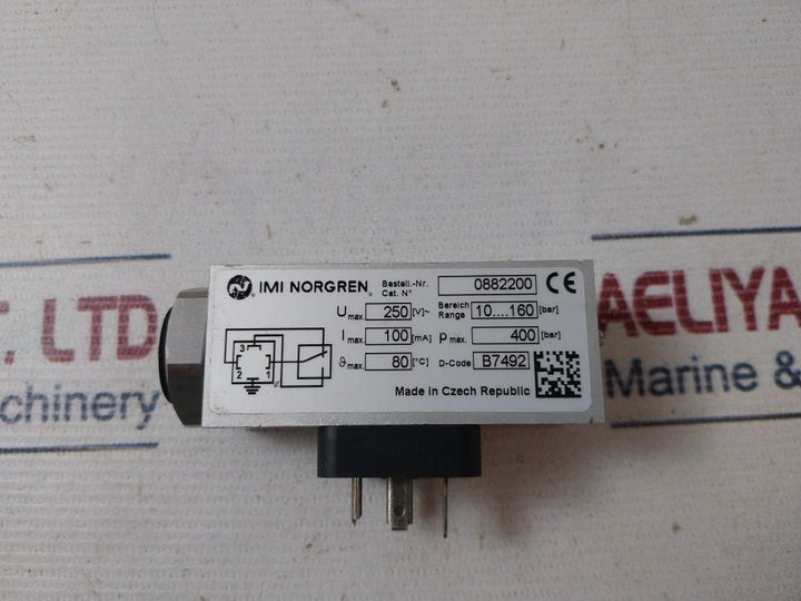 Imi Norgren 0882200 Pressure Switch 100Ma 250V~