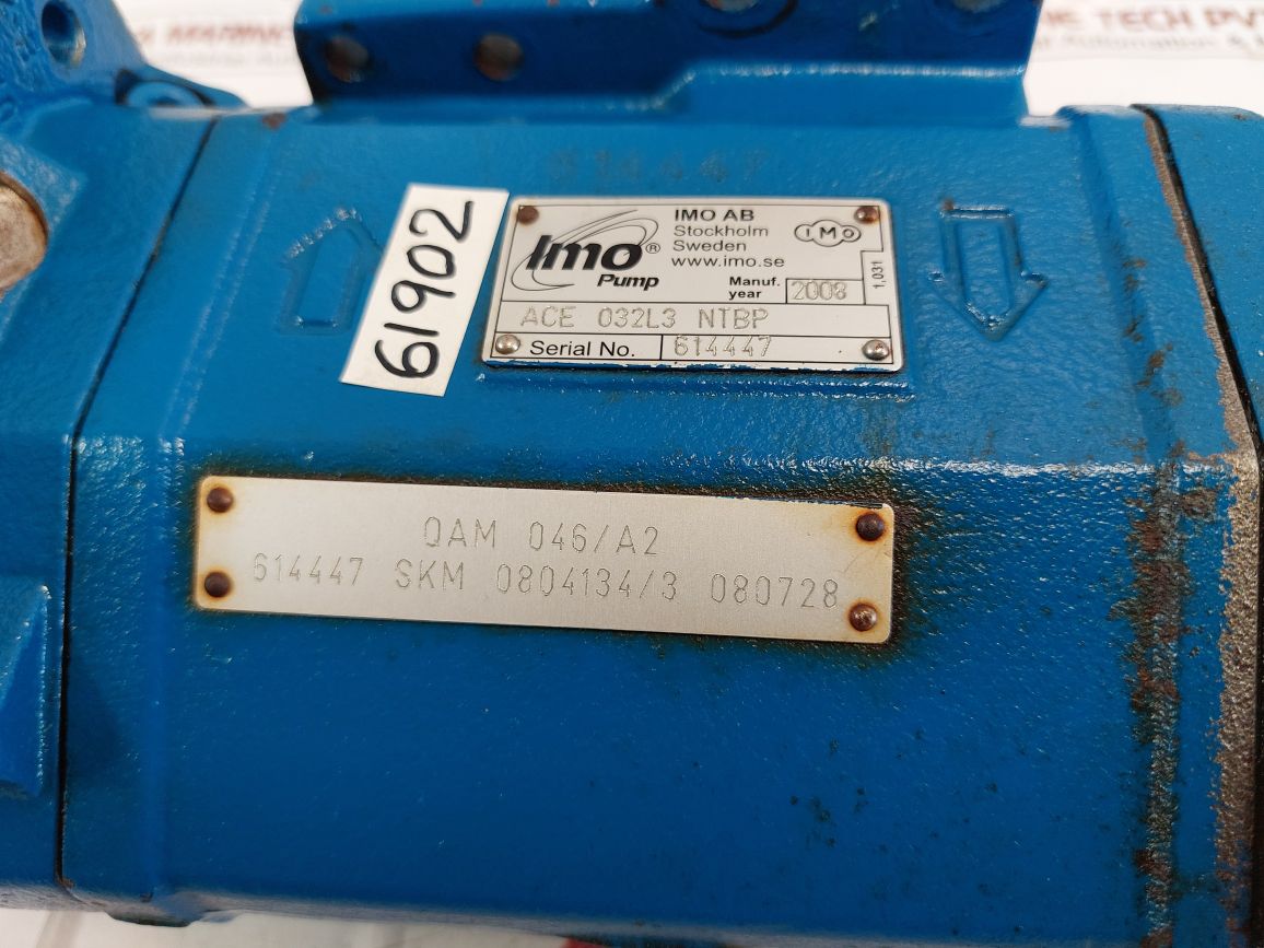 Imo Pump Ace 032L3 Ntbp Triple Screw Pump Oil/Fuel Transfer Pump