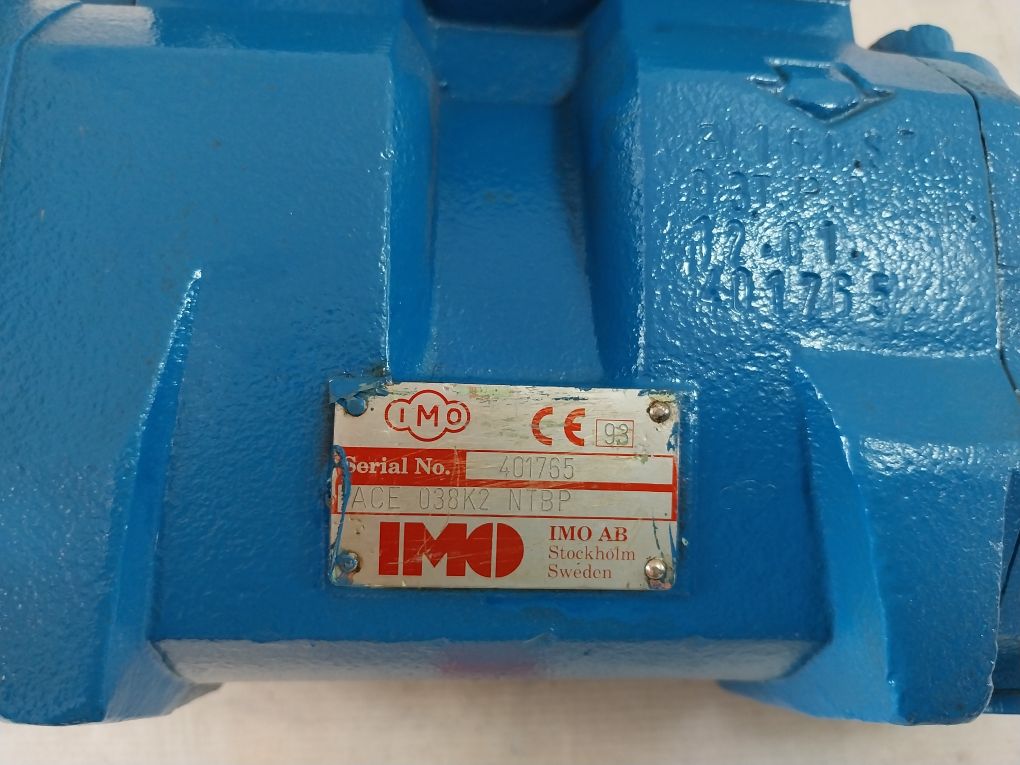 Imo Ace 038K2 Ntbp Pump 93 T.P. 8 Bar