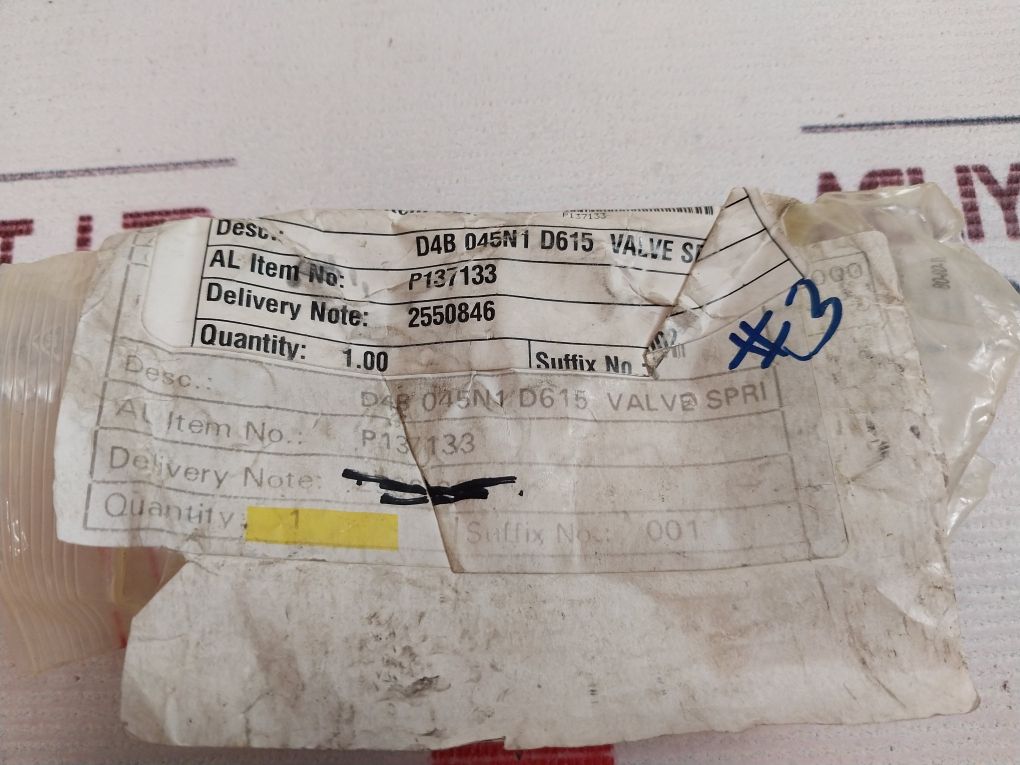 Imo D4B 045N1 D615 Spring Valve For Dv4B