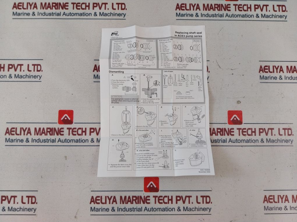 Imo Pump 190497 Shaft Seal Set
