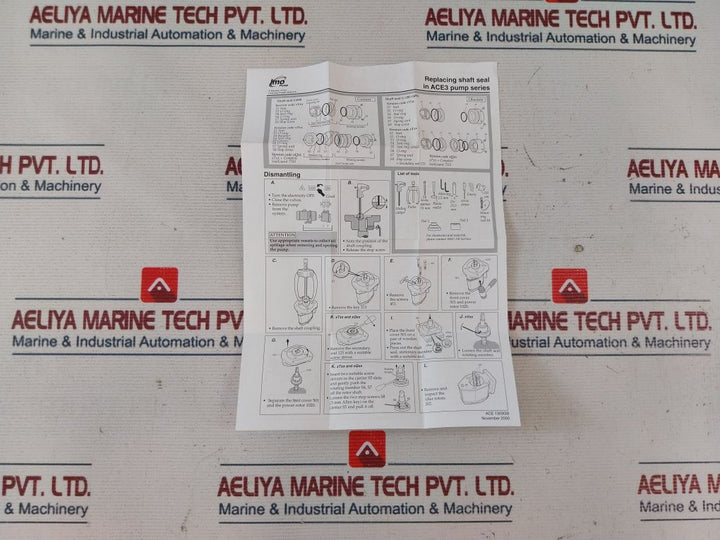 Imo Pump 190497 Shaft Seal Set