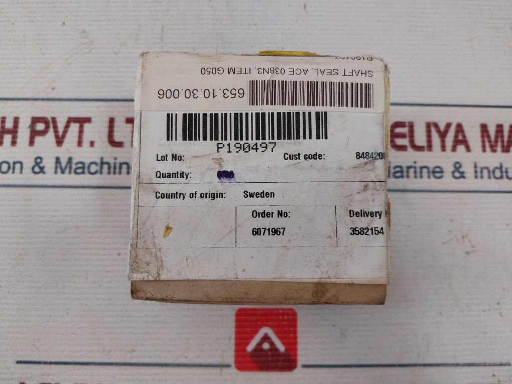 Imo Pump 190497 Shaft Seal Set