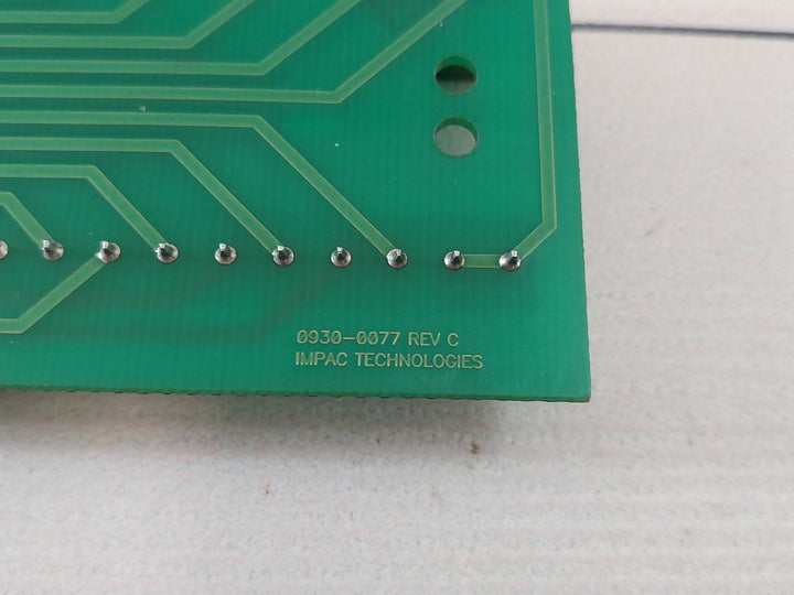 Impac Technologies 0930-0077 Rev C Board Pin Connector 94V-0
