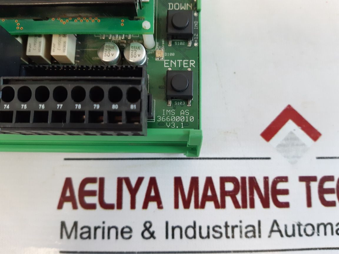 Ims 36600010 Controls Card V3.1