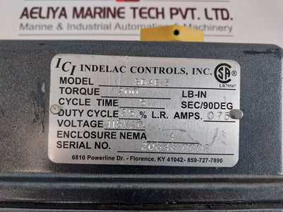 Indelac Control Sd4B-5 Power Control Actuator 115V Ac