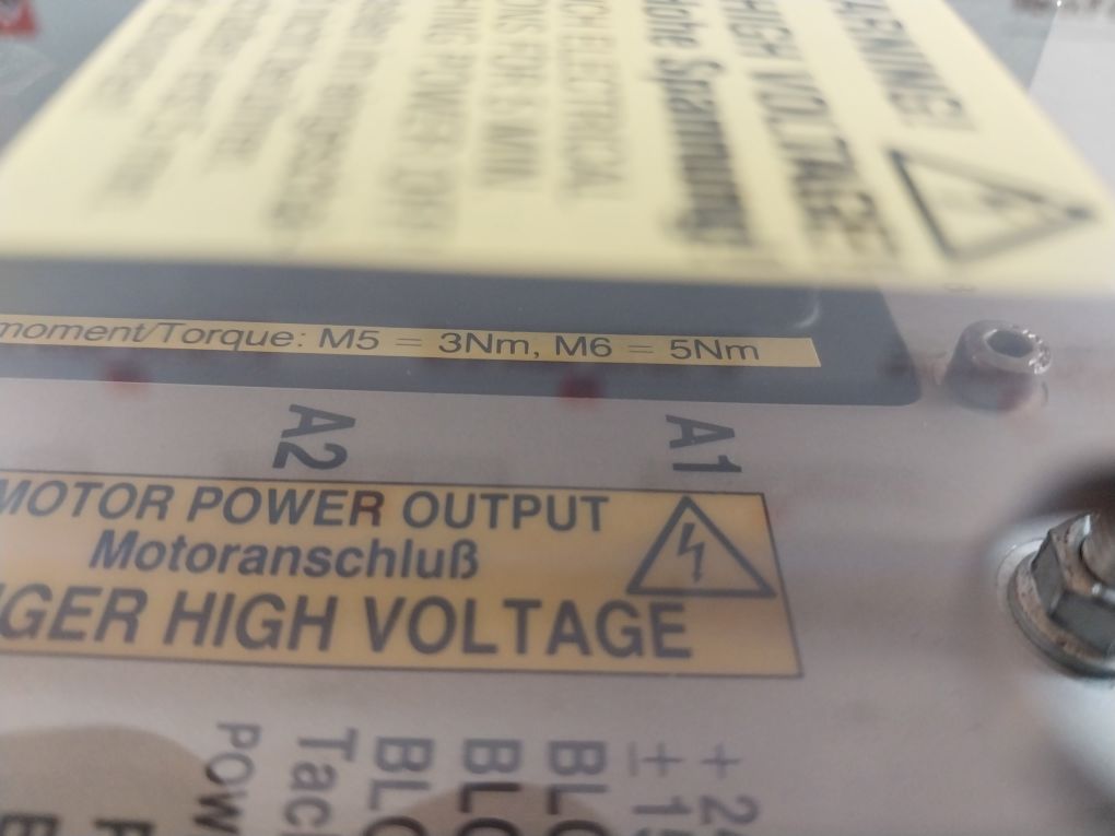 Indramat Tdm 1.2-100-300-w1-000 A.C. Servo Controller