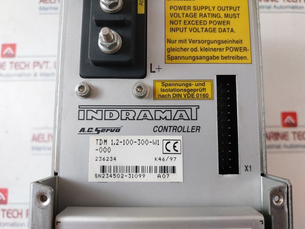 Indramat Tdm 1.2-100-300-w1 Servo Drive Controller