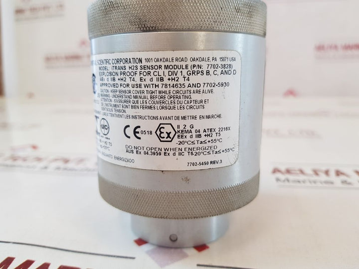 Industrial Scientific 7702-3828 H2S Sensor