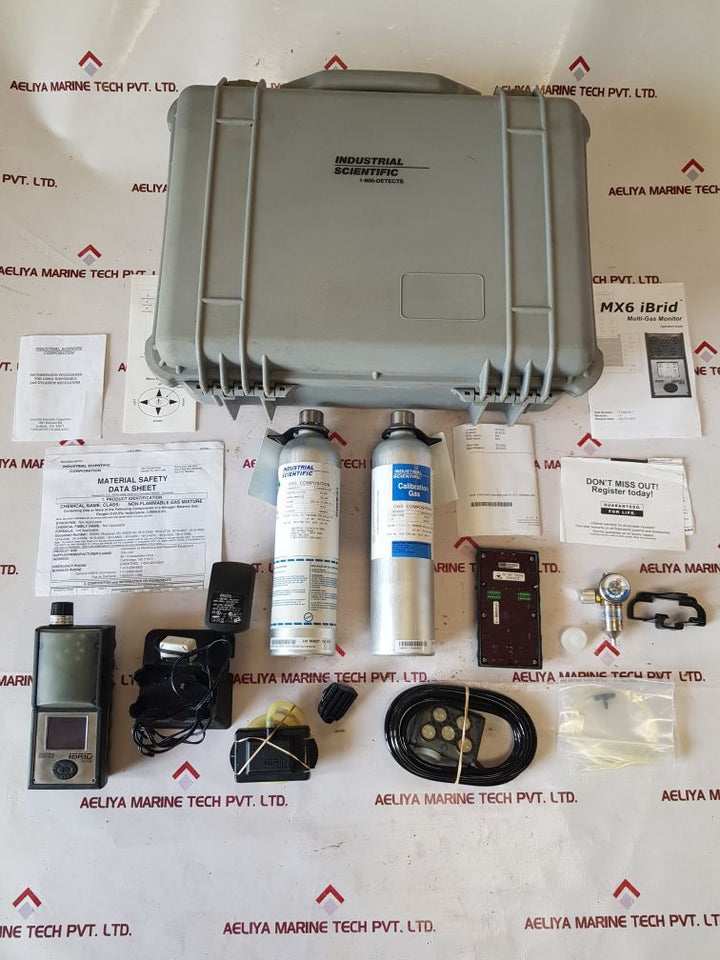 Industrial Scientific Multi-gas Monitor Kit Ibrid Mx6
