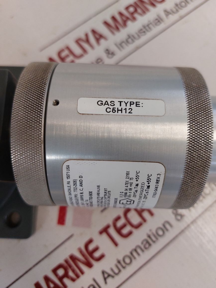 Industrial Scientific Itrans Gas Monitor 7814635 With 7702-2606