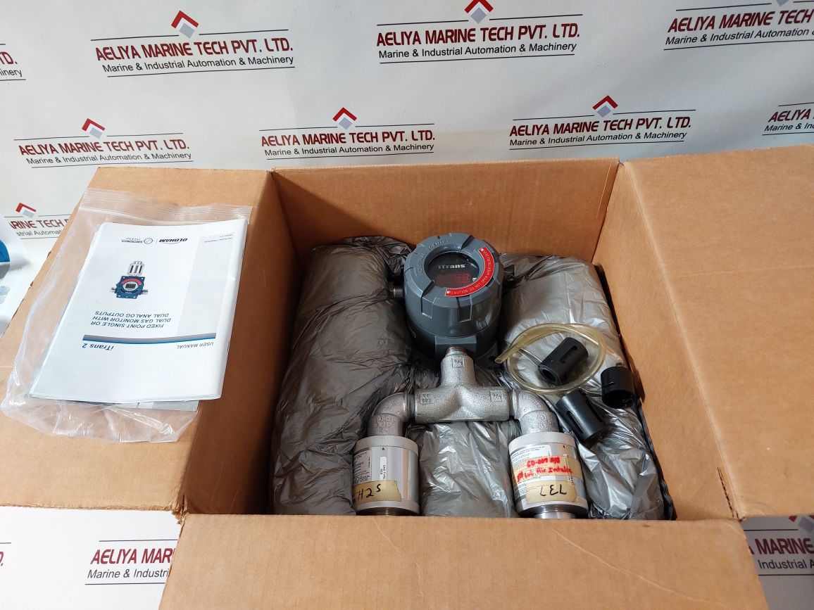Industrial Scientific Itrans Gas Monitor 7814635 With Itrans H2S Sensor With Box