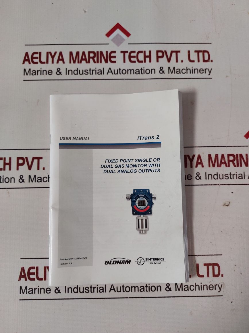 Industrial Scientific Itrans Gas Monitor 7814635 With Itrans H2S Sensor With Box
