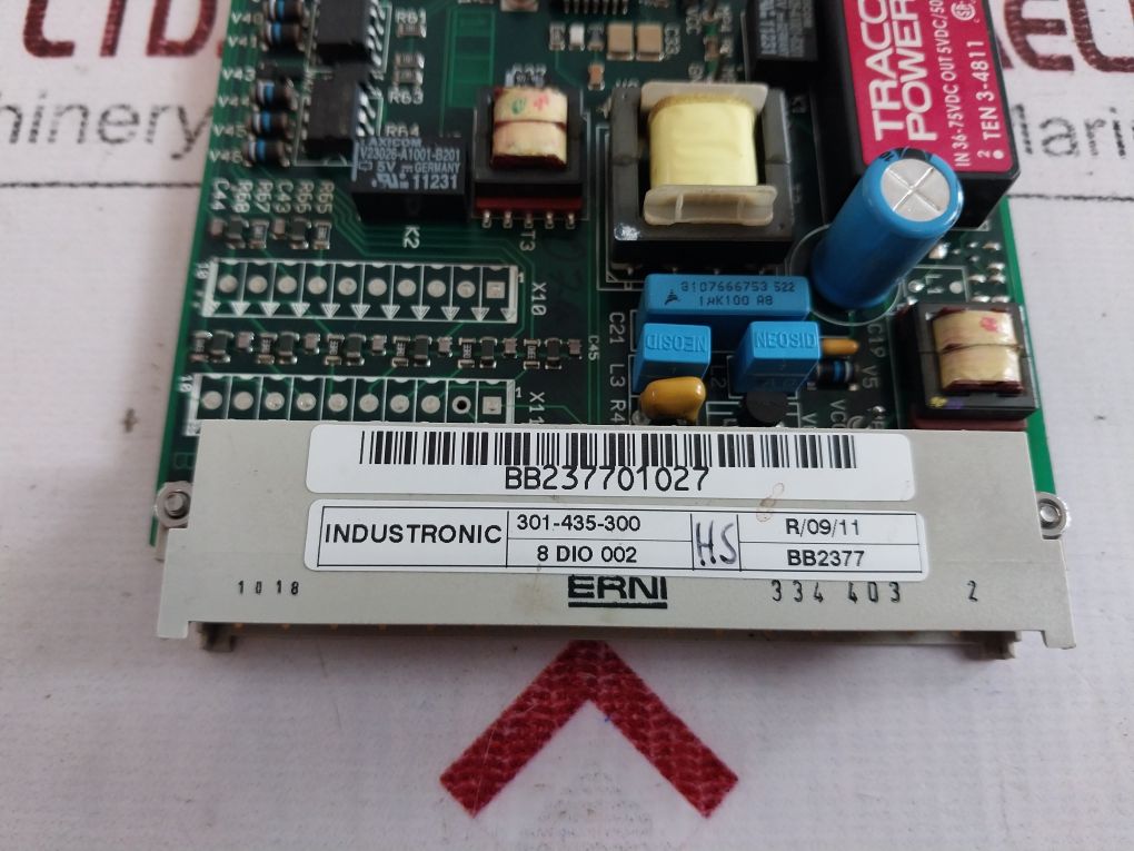 Industronic 8 Dio 002 301-435-300 Digital I/O Board 301-435-370-a2