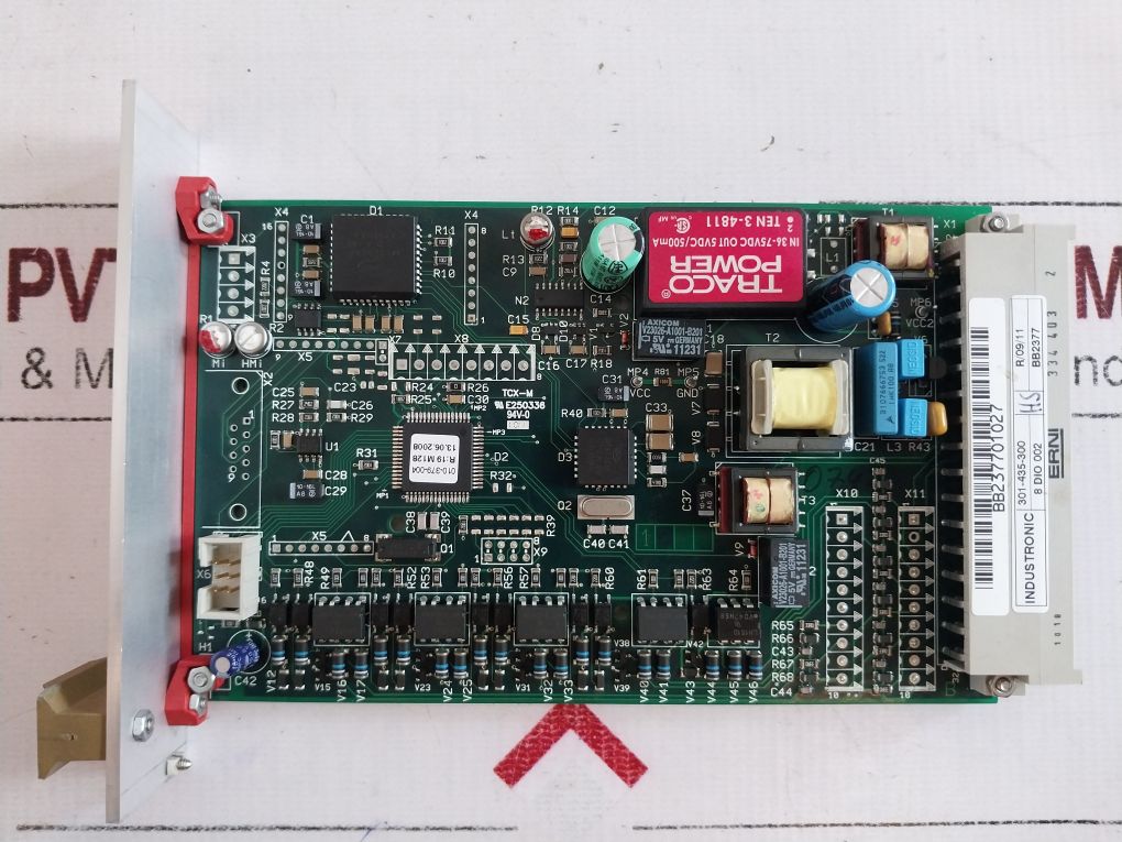 Industronic 8 Dio 002 301-435-300 Digital I/O Board 301-435-370-a2
