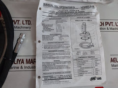 Ingersoll-rand Lm2250E-21-b Grease Pump Set
