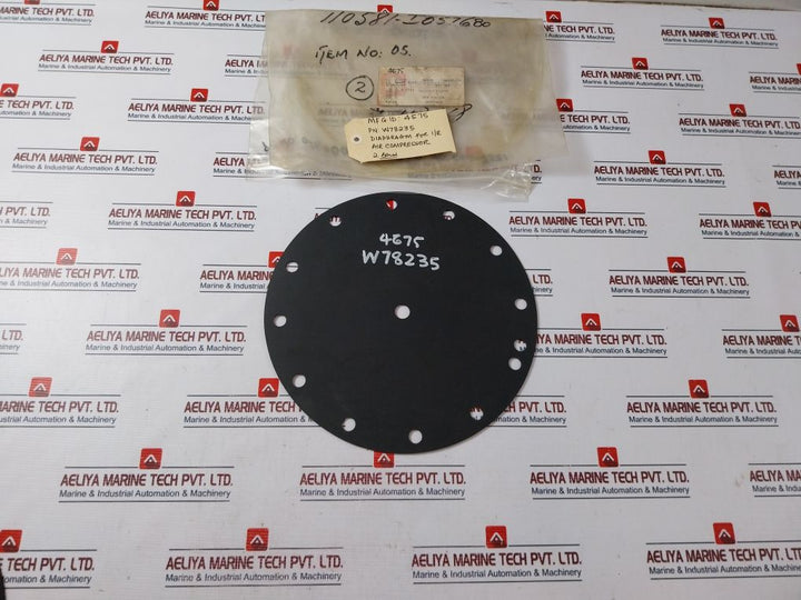 Ingersoll-rand W78235 Diaphragm For Air Compressor 4675
