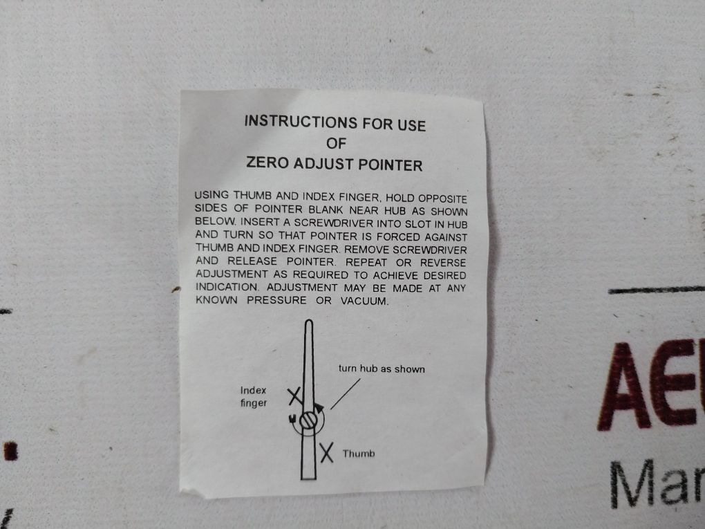 Ingersoll Rand 0-200 Psi Pressure Gauge