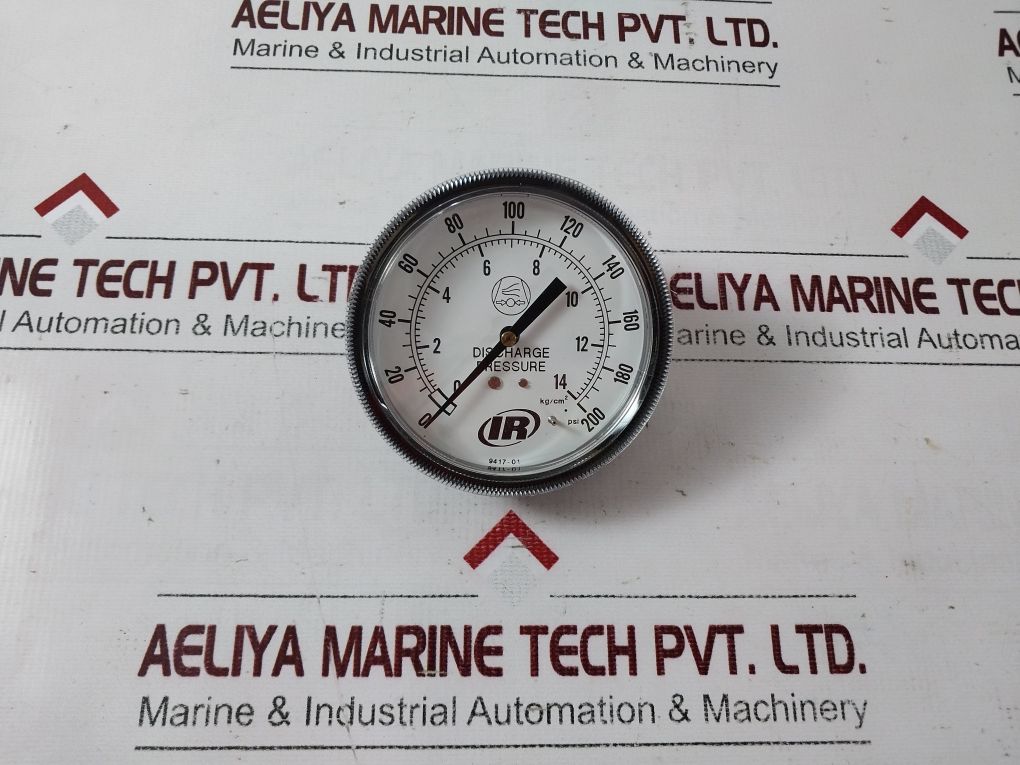 Ingersoll Rand 0-200 Psi Pressure Gauge